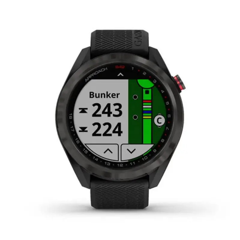 Garmin Approach Gm-010-02572-40 Digital Dial Black Silicone Strap Smartwatch 1