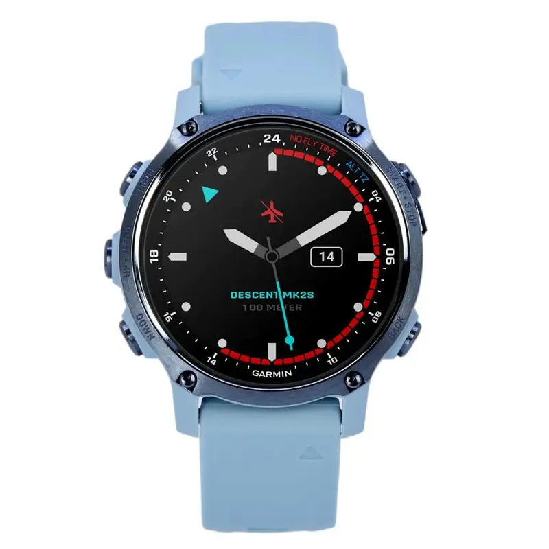 Garmin Descent Mk2s Mineral Blue With Sea Form Band Men's Smartwatch Gm-010-02403-72 1