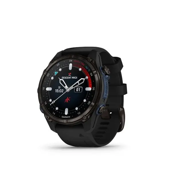 Garmin Descent Mk3 Dive Gm-010-02857-14 43Mm Carbon Gray Black Silicone Smart Watch 1