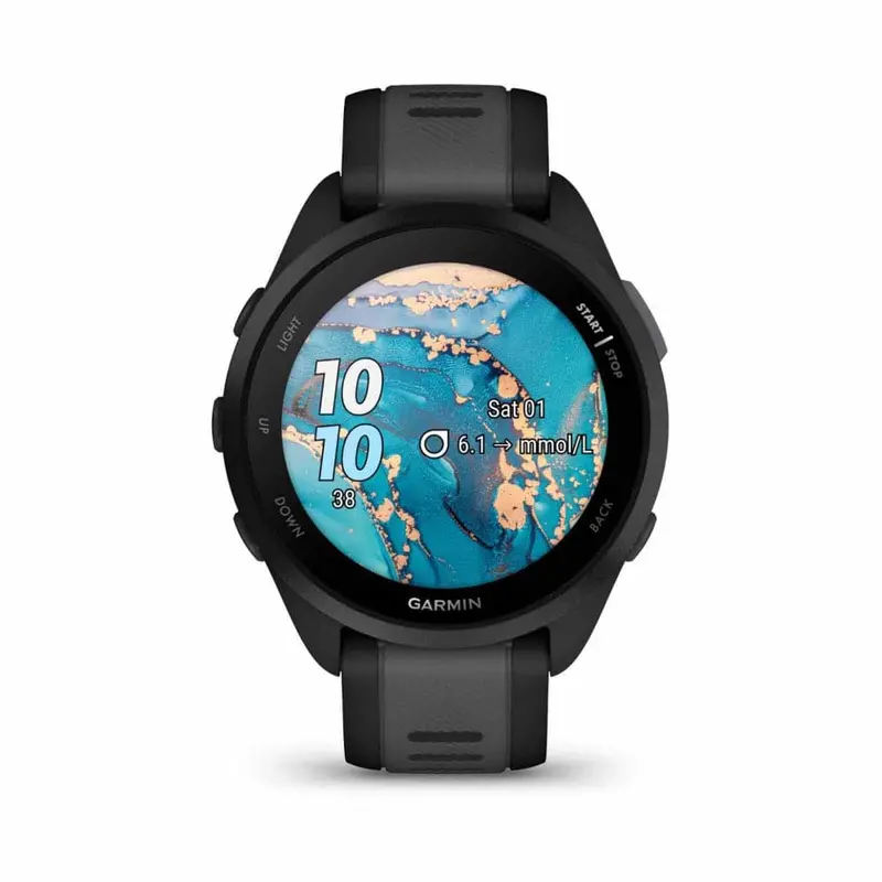 Garmin Digital Black Silicone Strap Unisex Smartwatch Gm-010-02863-B0 1