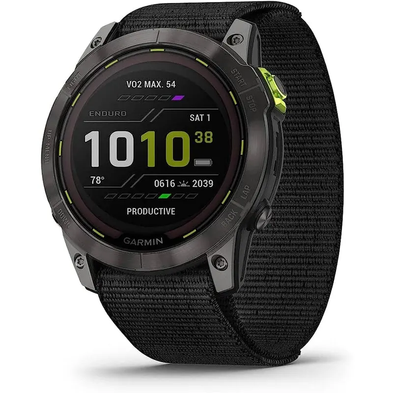 Garmin Enduro 2 Black Dial Fabric Strap Unisex Smartwatch Gm-010-02754-13 1