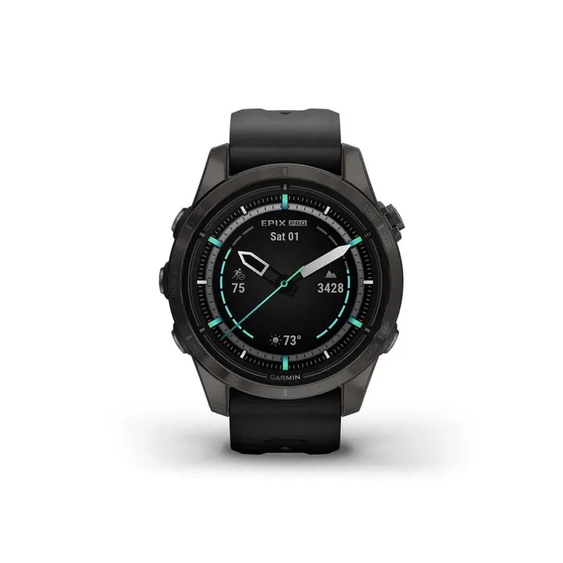Garmin Epix Pro (Gen2) Black Silicone Unisex Smartwatch Gm-010-02802-37 1