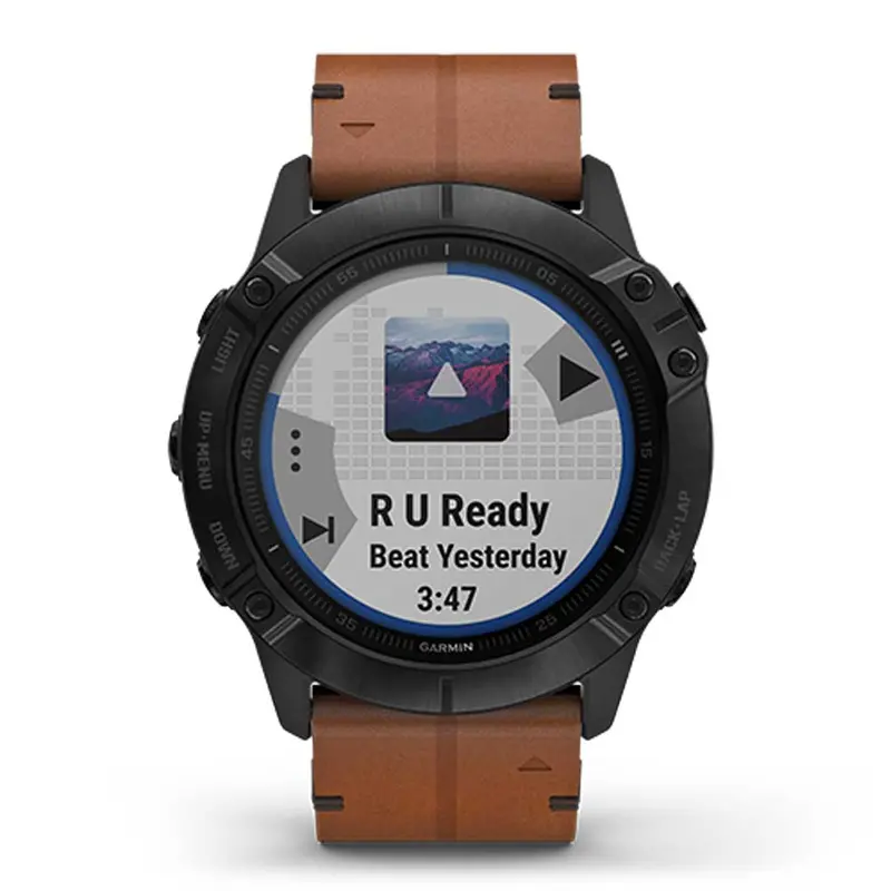 Garmin Fenix 6X Sapphire Black And Chestnut Gm-010-02157-4B Smartwatch 1