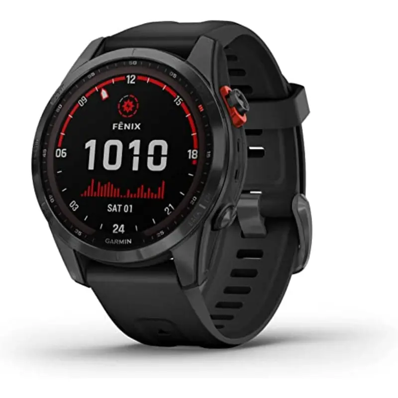 Garmin Fenix 7 Solar Gm-010-02540-17 Black Resin Unisex Smartwatch 1