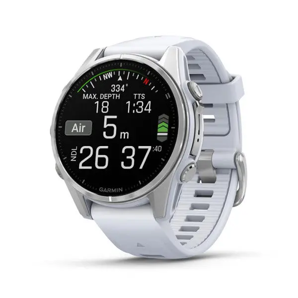 Garmin Fenix Fitness 43Mm White Strap Smart Watch Gm-010-02903-06 1