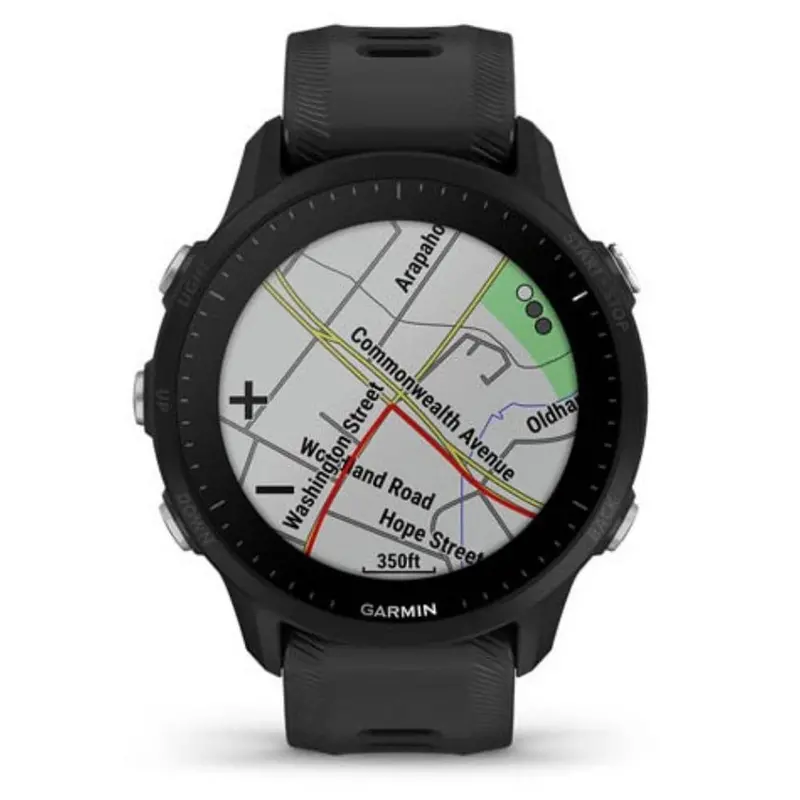 Garmin Forerunner 955 Black Silicone Strap Unisex Watch Gm-010-02638-J0 1