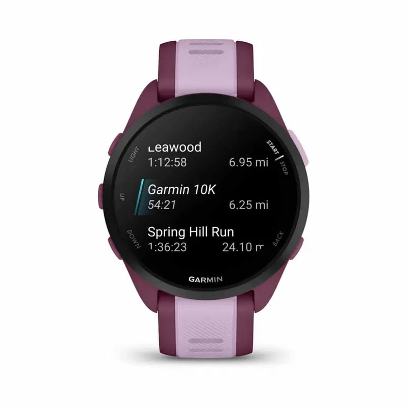 Garmin Forerunner Digital Berry/Lilac Silicone Strap Unisex Smartwatch Gm-010-02863-B3 1