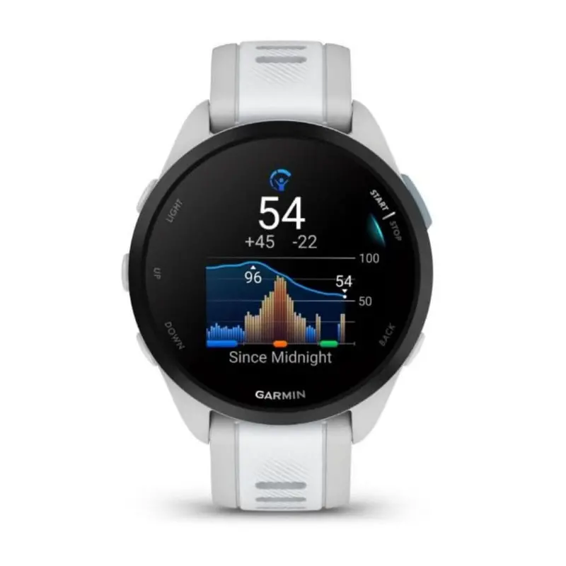 Garmin Forerunner White Silicone Strap Women Smartwatch Gm-010-02863-B1 1