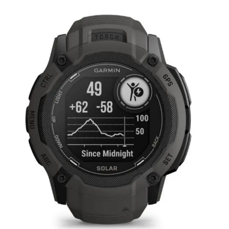 Garmin Instinct 2X Black Fiber-Reinforced Polymer Unisex Smartwatch Gm-010-02805-24 1