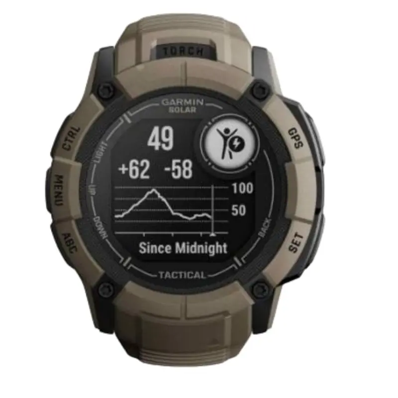 Garmin Instinct 2X Solar Coyote Tan Strap Smartwatch Gm-010-02805-64 1