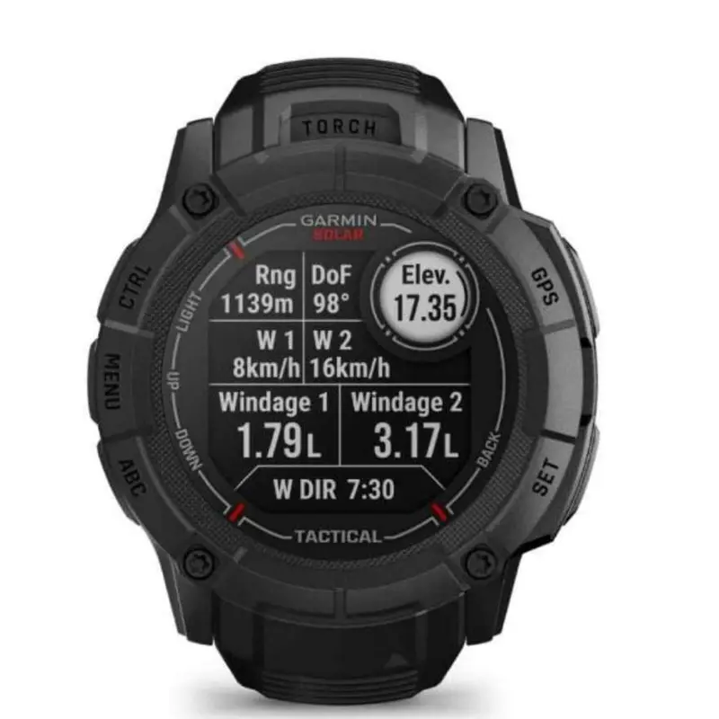 Garmin Instinct 2X Solar Tactical Edition Black Strap Unisex Smartwatch Gm-010-02805-74 1