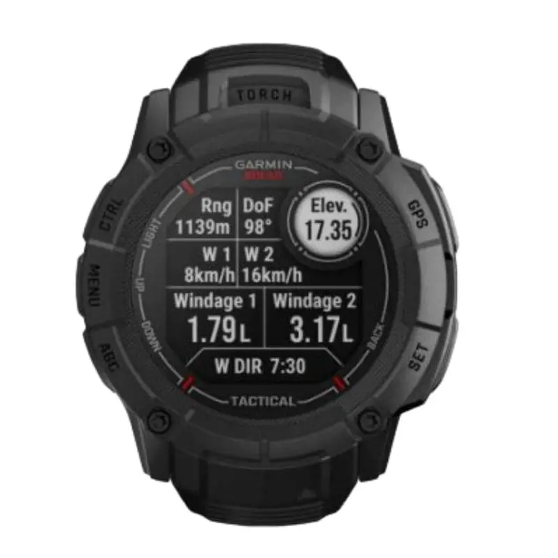 Garmin Instinct 2X Solar Tactical Edition Black Strap Unisex Smartwatch Gm-010-02805-74 2