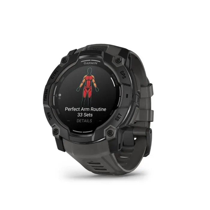 Garmin Instinct 3 Amoled Watch 50Mm Black/Charcoal Band Gm-010-03020-40 1