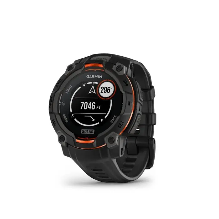 Garmin Instinct 3 Solar Watch 45Mm Black/Black Band Gm-010-02934-40 1