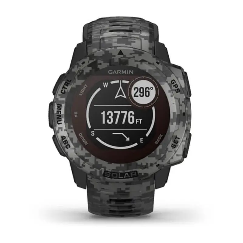 Garmin Instinct Solar Camo Edition Gm-010-02293-52 Graphite Camo Smartwatch 1