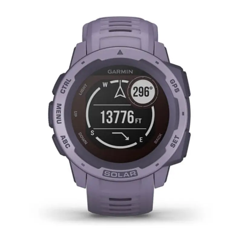 Garmin Instinct Solar Edition Gm-010-02293-41 Orchid Smartwatch 1