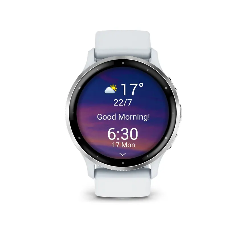 Garmin Venu 3 Silver Stainless Steel Bezel With Whitestone Case Unisex Smartwatch Gm-010-02784-50 1
