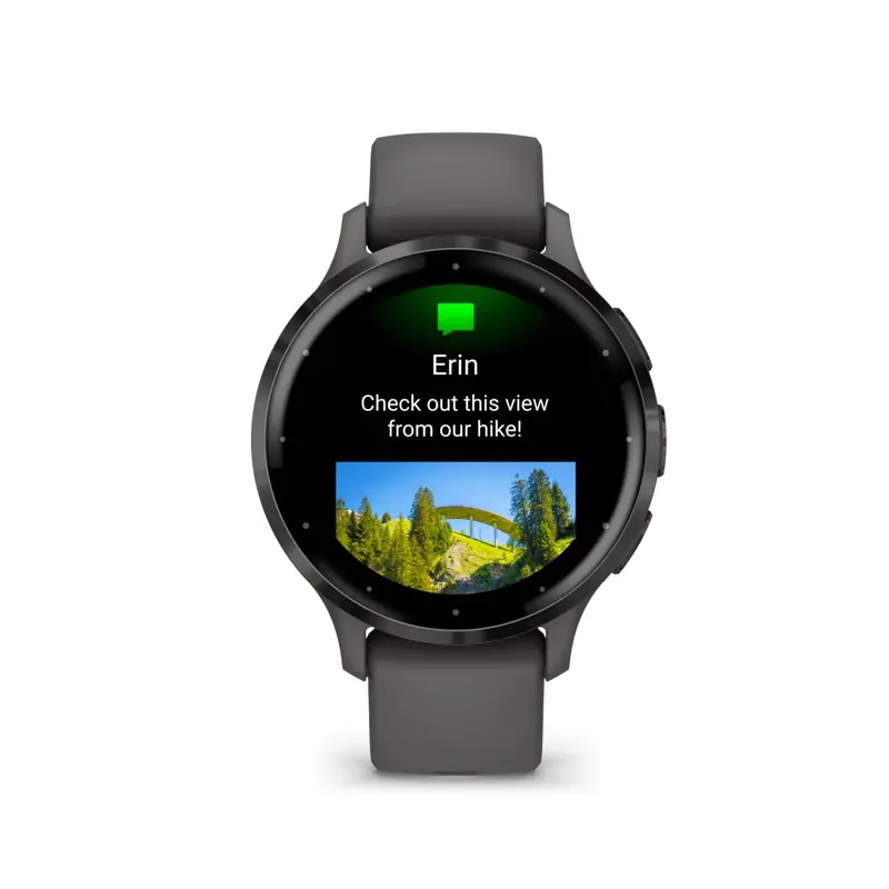 Garmin Venu 3S Slate Stainless Steel Bezel With Pebble Gray Case Gm-010-02785-50 1