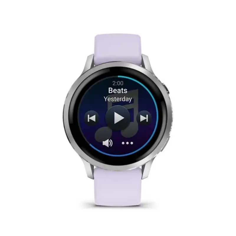 Garmin Venu 4 Gps Purple Silicone Strap Unisex Smartwatch Gm-010-03013-41 1