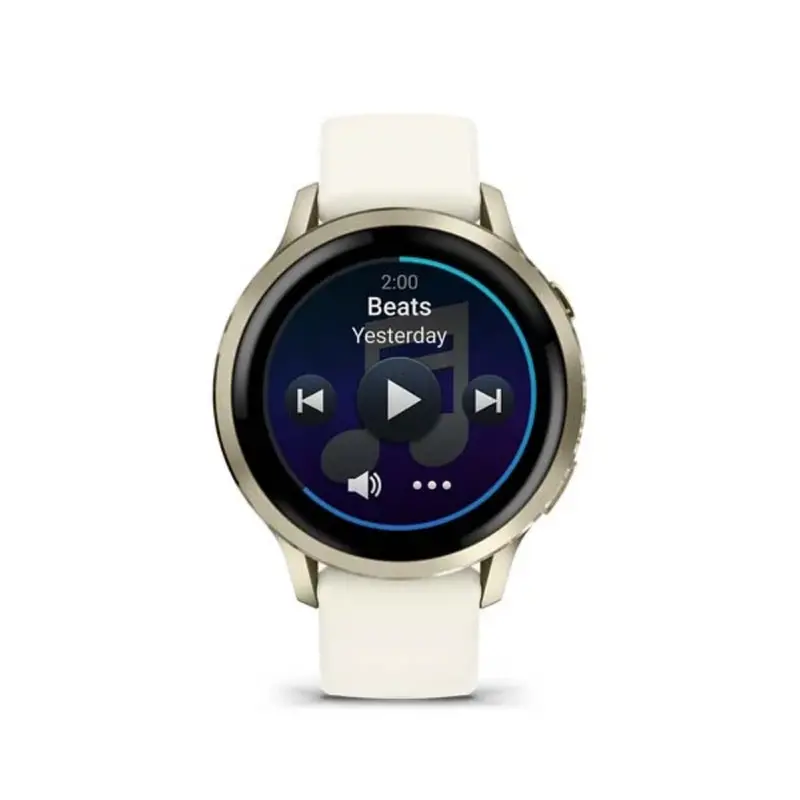 Garmin Venu 4 Gps White Silicone Strap Unisex Smartwatch Gm-010-03013-40 1