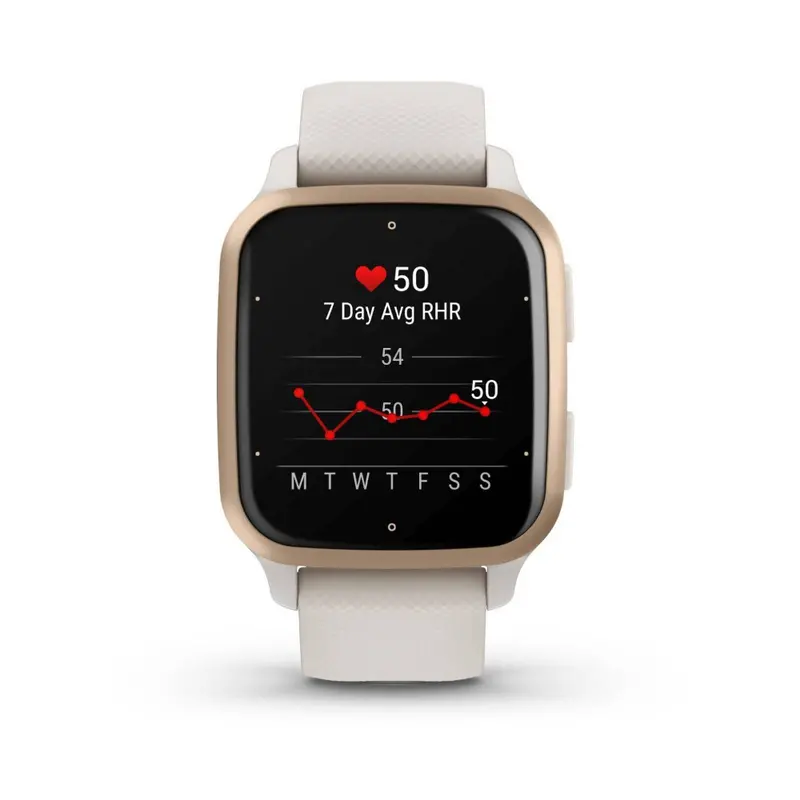 Garmin Venu Sq 2 White Silicone Strap Unisex Smartwatch Gm-010-02700-81 1