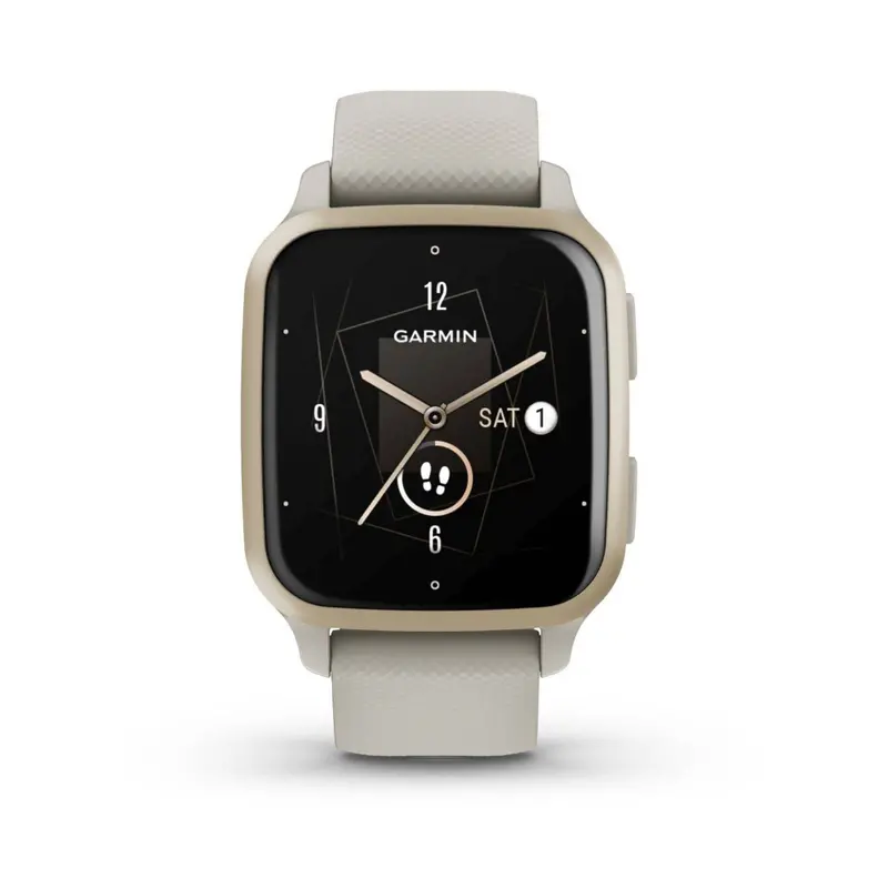 Garmin Venu Sq 2 White Silicone Strap Unisex Smartwatch Gm-010-02700-82 1