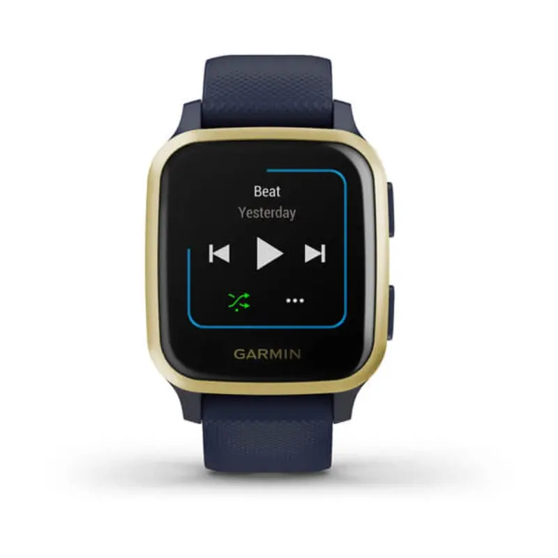 Garmin Venu Sq Music Gm-010-02426-82 Navy/Light Gold Smartwatch 1