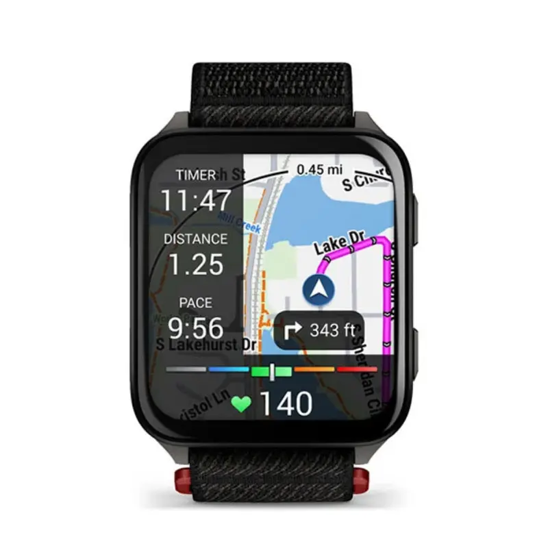 Garmin Venu X1 Premium Gps Black Nylon Strap Men Smartwatch Gm-010-02980-13 1