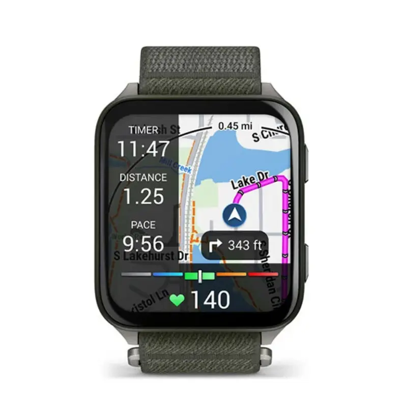 Garmin Venu X1 Premium Gps Moss Nylon Strap Men Smartwatch Gm-010-02980-23 1