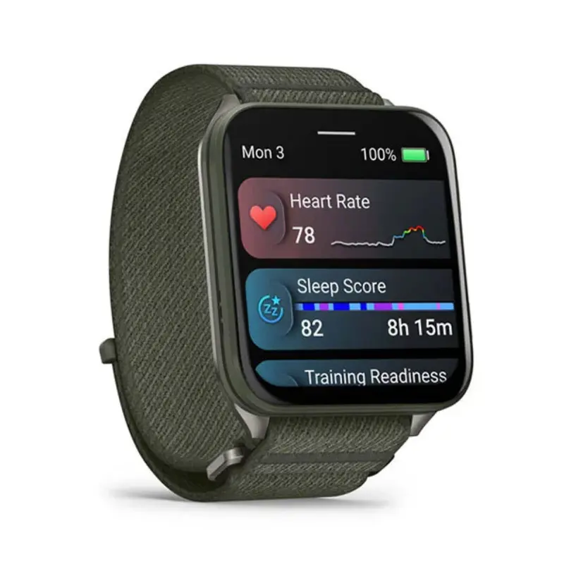 Garmin Venu X1 Premium Gps Moss Nylon Strap Men Smartwatch Gm-010-02980-23 2