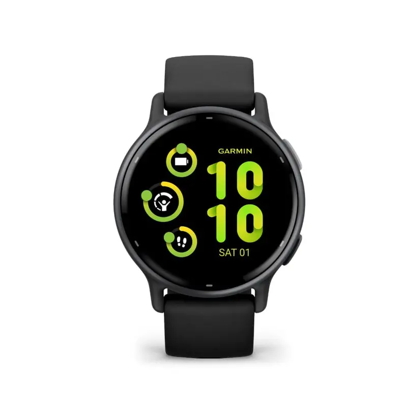 Garmin Vivoactive 5 Digital Black Silicone Strap Unisex Smartwatch Gm-010-02862-50 1