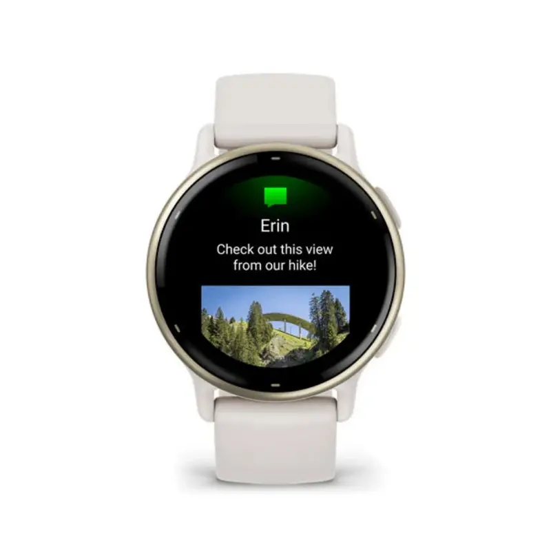 Garmin Vivoactive 5 Ivory Case And Silicone Band Gm-010-02862-5B 1