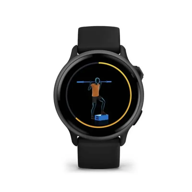 Garmin Vivoactive 6 Slate With Black Band Gps Smartwatch Gm-010-02985-40 1