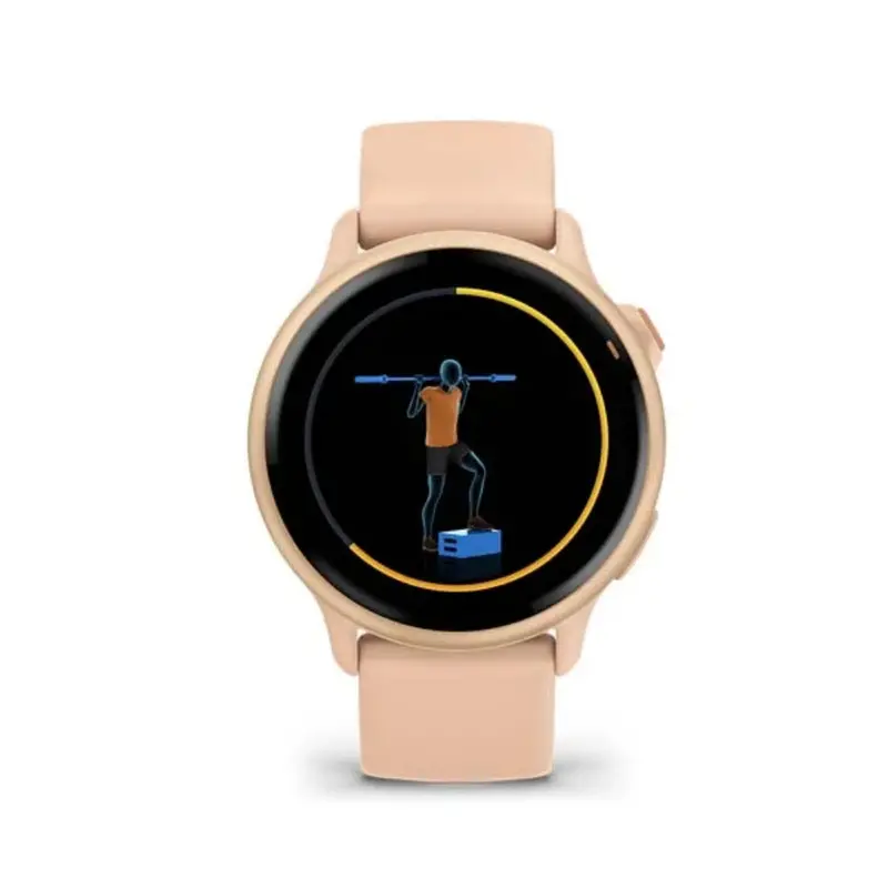 Garmin Vivoactive Metallic Pink Dawn With Pink Dawn Band Gps Smartwatch Gm-010-02985-43 1
