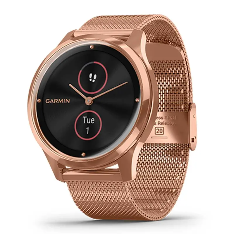 Garmin Vivomove Luxe Rose Gold Gm-010-02241-84 Hybrid Smartwatch 1