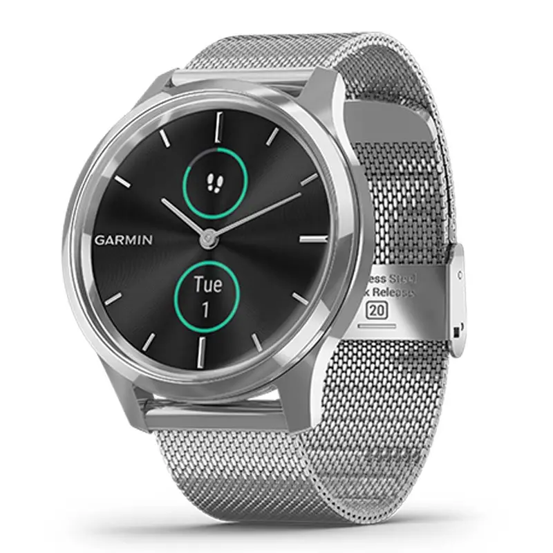 Garmin Vivomove Luxe Silver Gm-010-02241-83 Hybrid Smartwatch 1