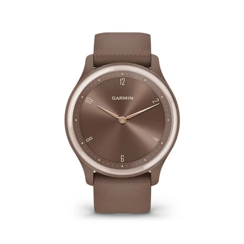 Garmin Vivomove Sport Gm-010-02566-52 Brown Strap Unisex Watch 1