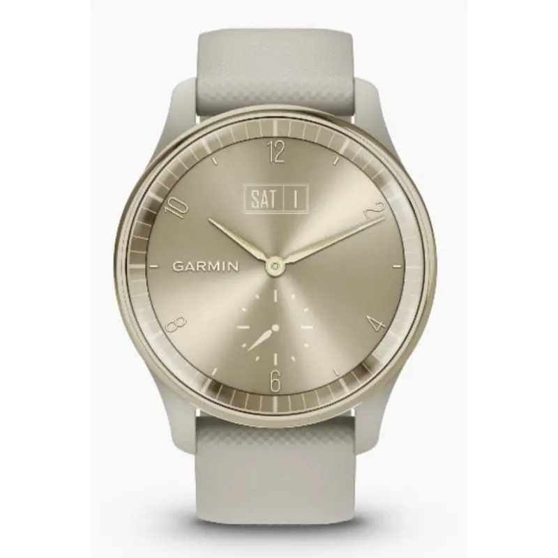 Garmin Vivomove Trend French Gray Silicone Strap Unisex Watch Gm-010-02665-82 1
