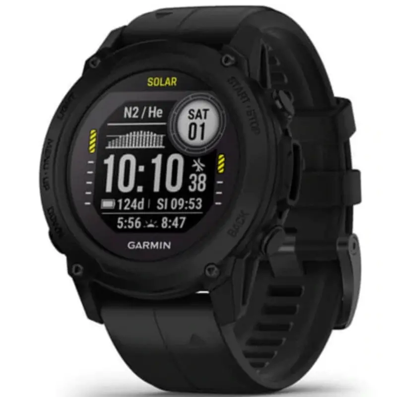 Garmin Watch Descent  Gm-010-02604-62  Solar Black Smartwatch 1