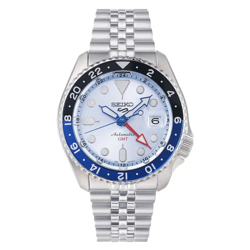 Gmt Silver Stainless Steel Strap Men Watch Ssk029k1 1