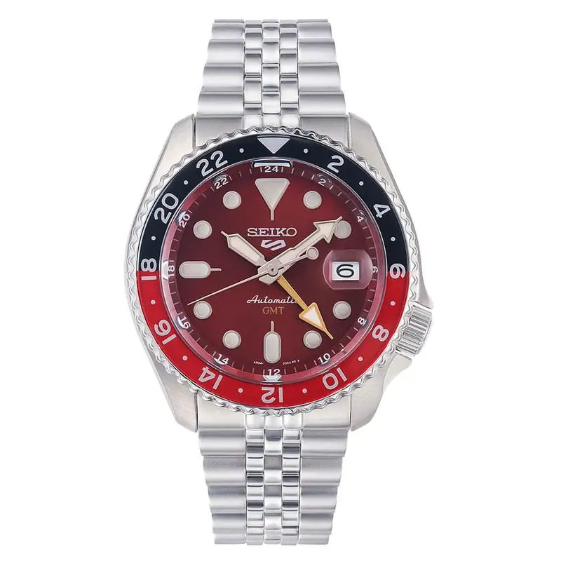 Gmt Silver Stainless Steel Strap Men Watch Ssk031k1 1
