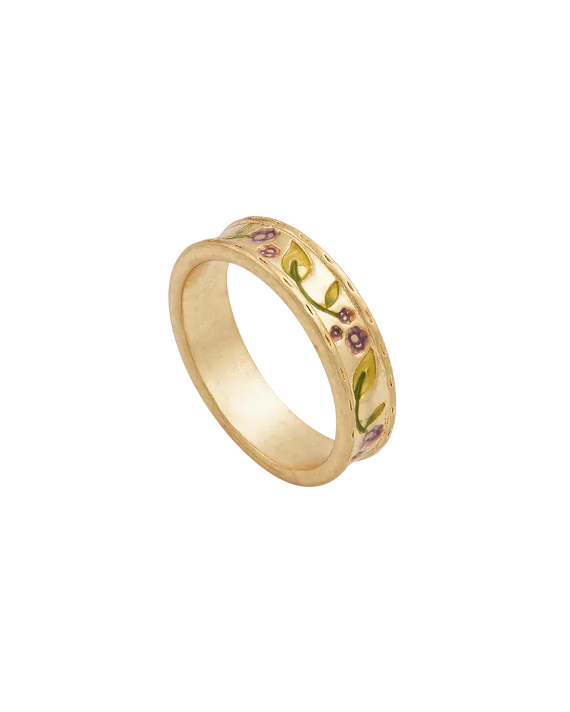Gold Blackberry Bramble Ring 1