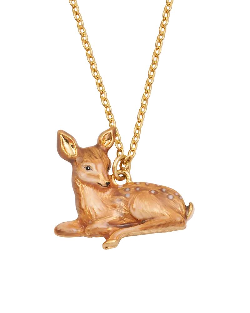 Gold Fawn Necklace 1