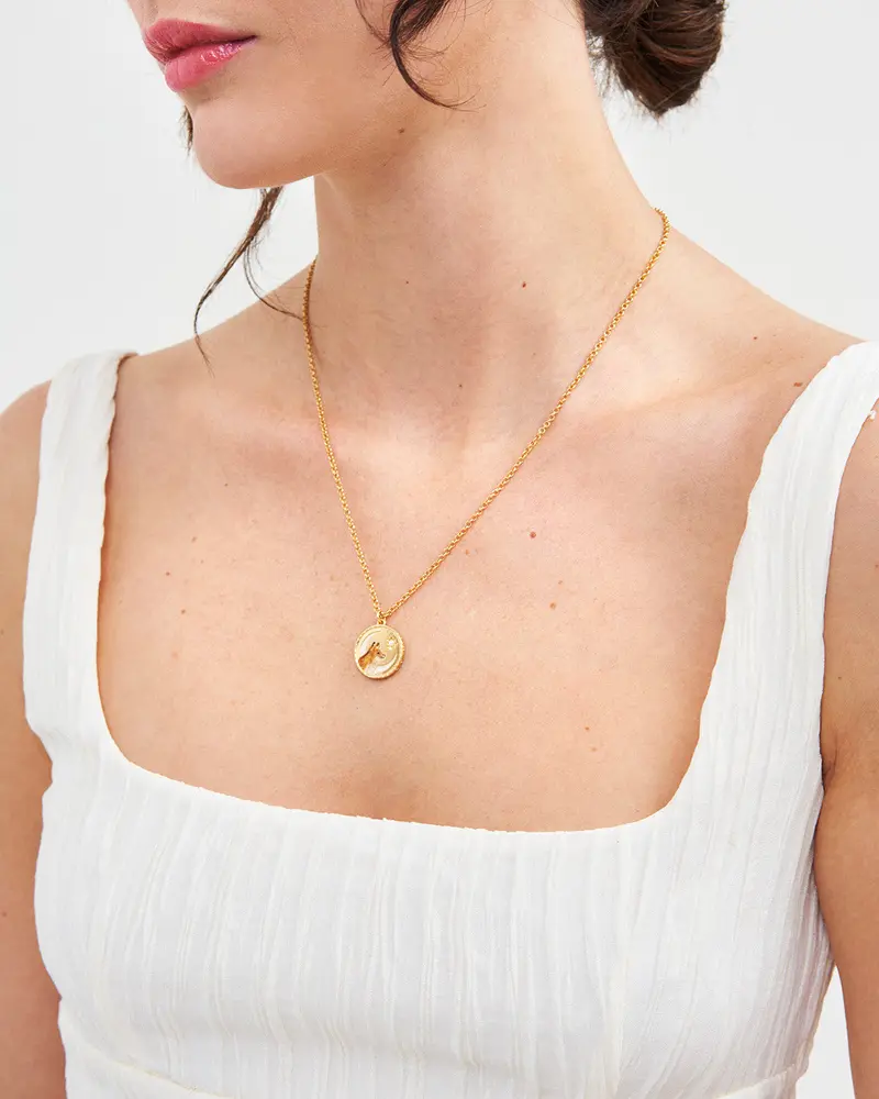 Gold Fox Spirit Guide Necklace 2
