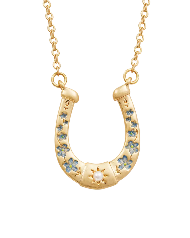 Gold Lucky In Love Necklace 1