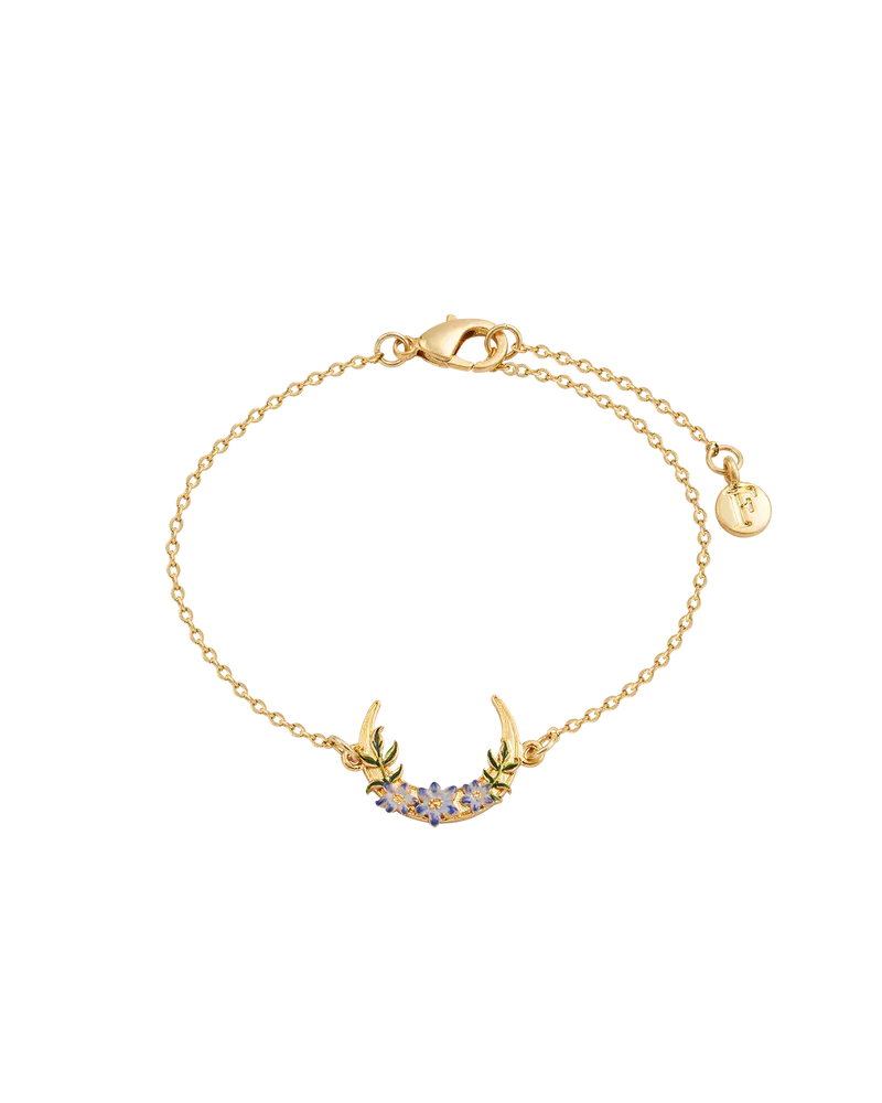 Gold Nightshade Moon Bracelet 1