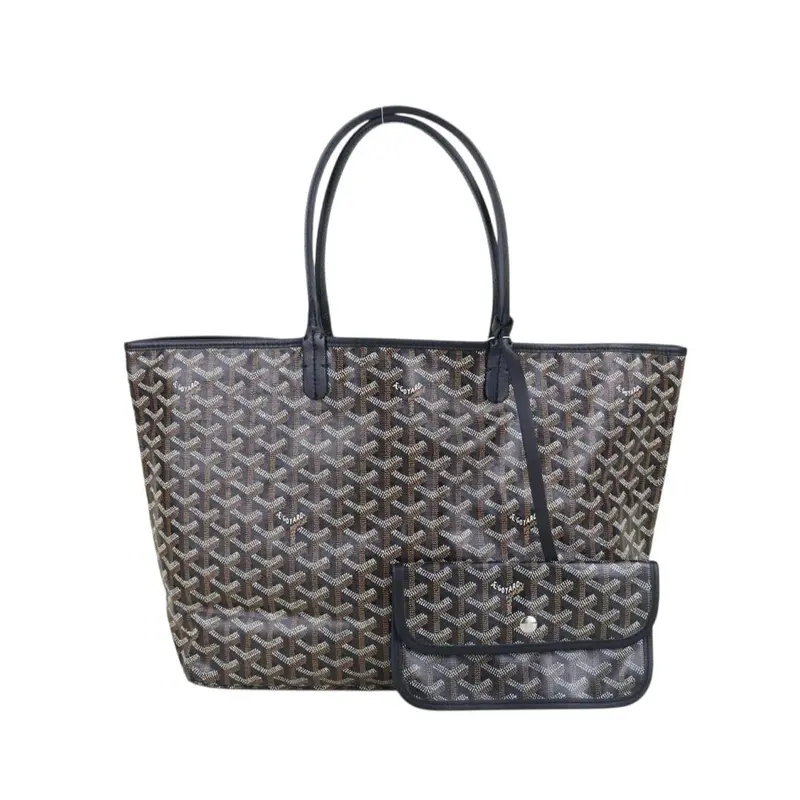 Goyard S25092809 Saint-Louis Pm Tote Bag Black (Very Good Condition) 1