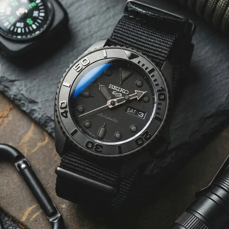 Green Eyes Black Out - Special Custom Watch 2