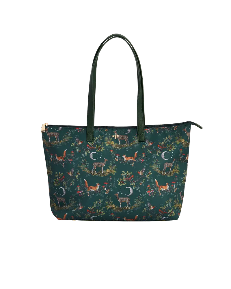 Green Into The Woods Grab Tote 1
