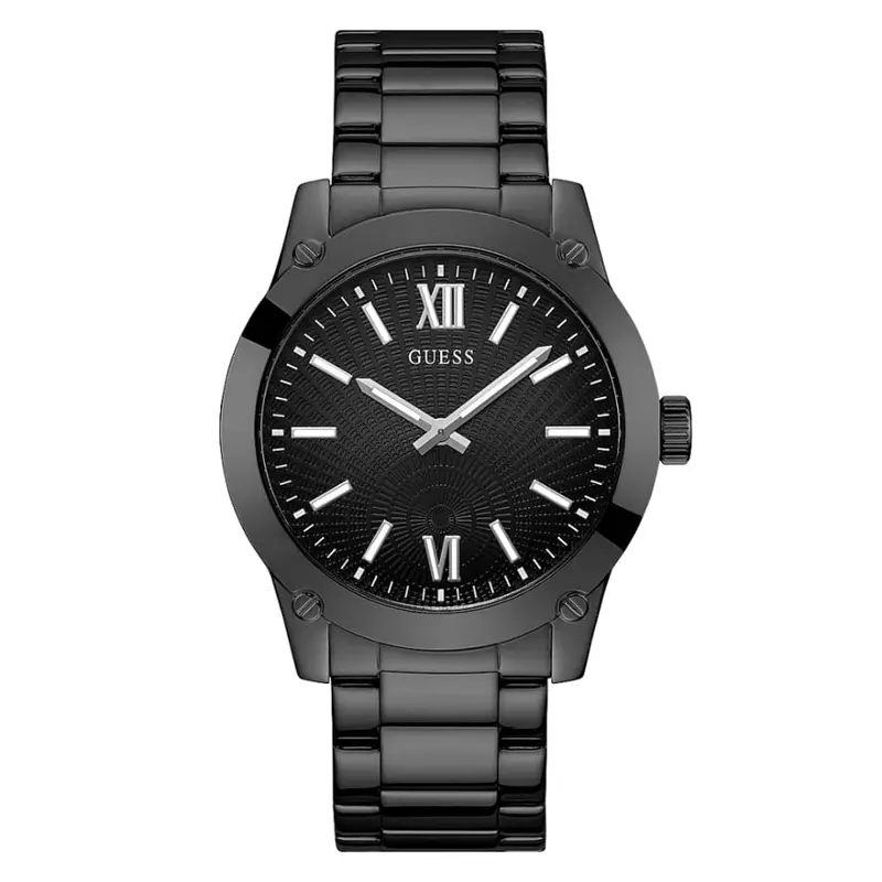 Guess Analog Black Dial Stainless Steel Strap Men Watch Gw0574g3 1